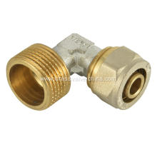 Brass compression Male elbow